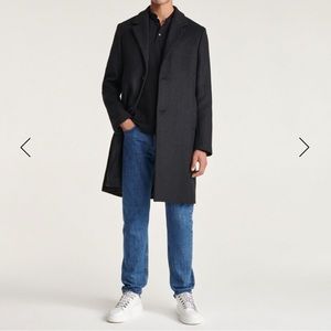 NWT - The Kooples Grey Wool Coat - L